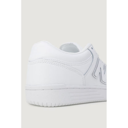 White Artificial Leather Sneaker