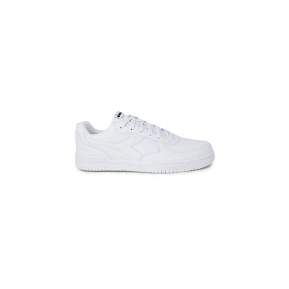 Weißer Sneaker aus Kunstleder