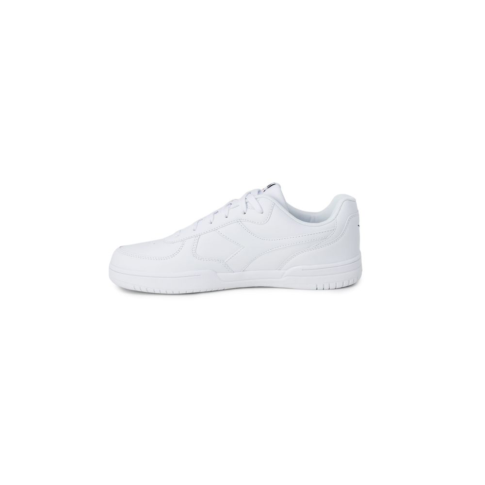 Weißer Sneaker aus Kunstleder
