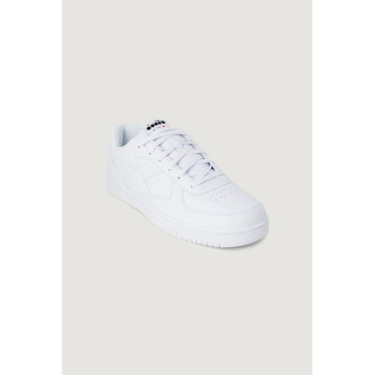 Weißer Sneaker aus Kunstleder