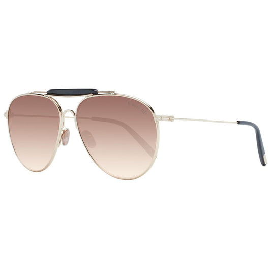 Goldene Sonnenbrille für Herren