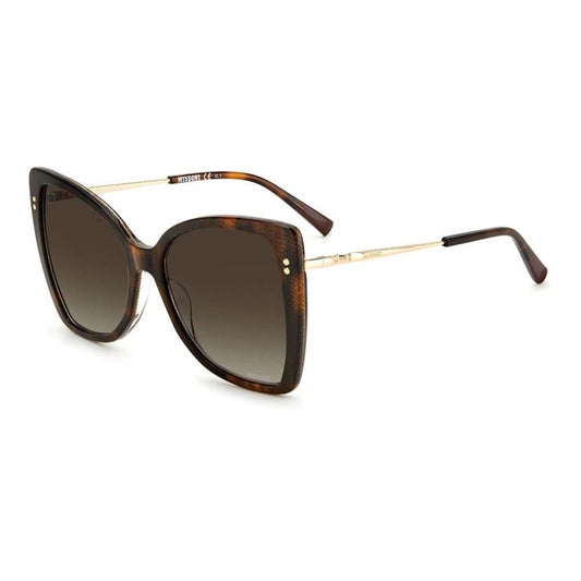Brown Plastic/Plastic Sunglasses