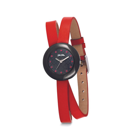 Rote Lederuhr