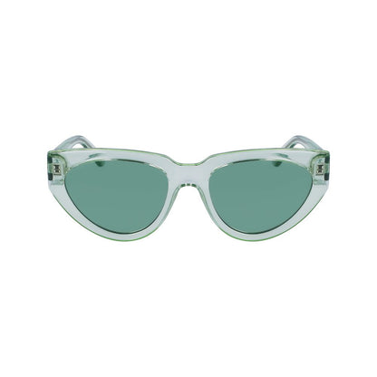Grüne Sonnenbrille mit Spritzguss-Optik
