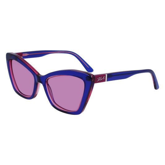 Blaue Sonnenbrille aus Acetat