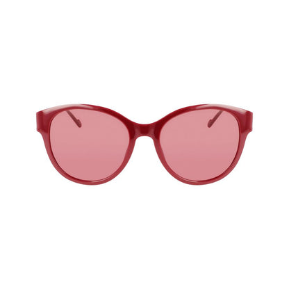 Rote Sonnenbrille mit Spritzguss-Optik