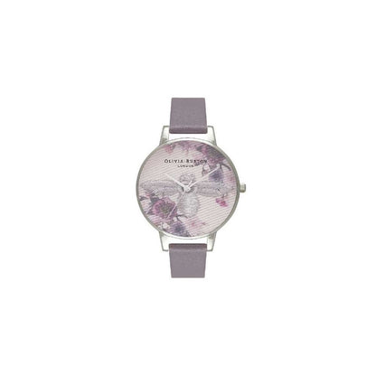 Gray Leather Leather Watch