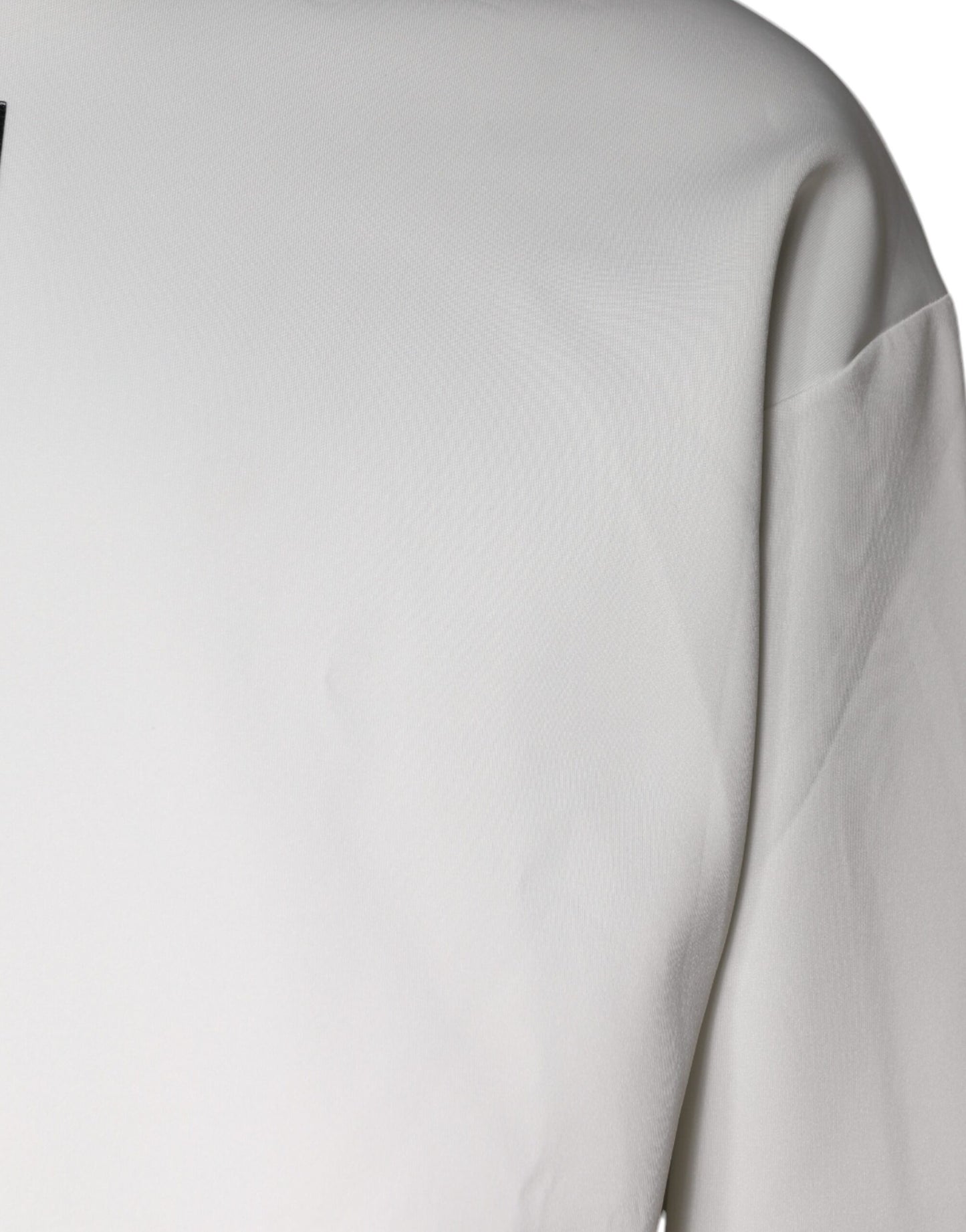 Weißes D&amp;G-Logo-Sweatshirt für Herren mit Kapuze