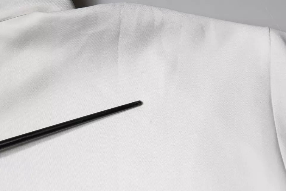 Weißes D&amp;G-Logo-Sweatshirt für Herren mit Kapuze