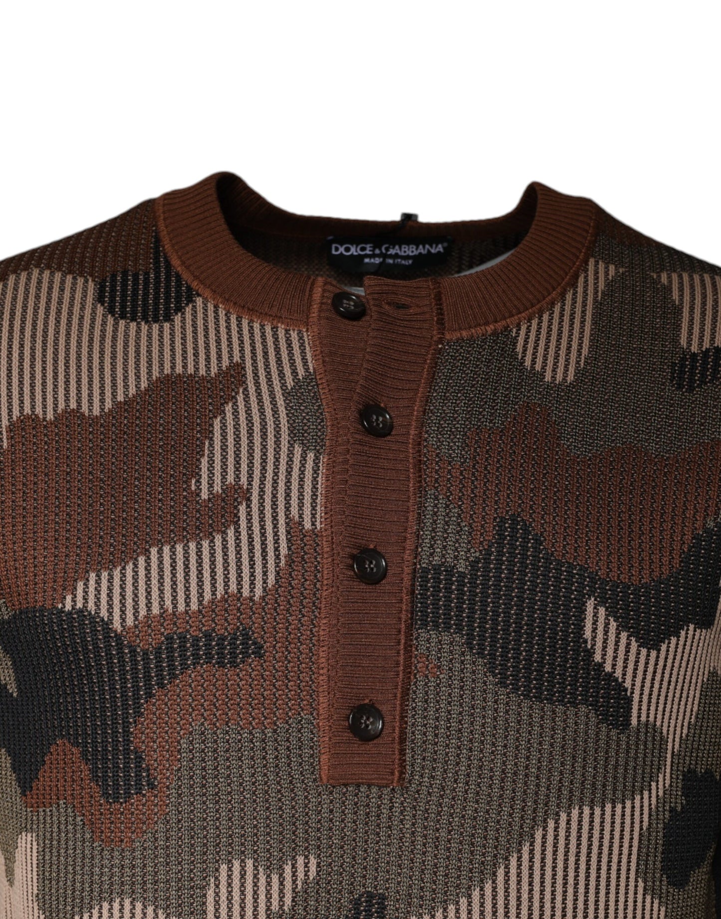 Mehrfarbiger Camouflage-Pullover für Herren