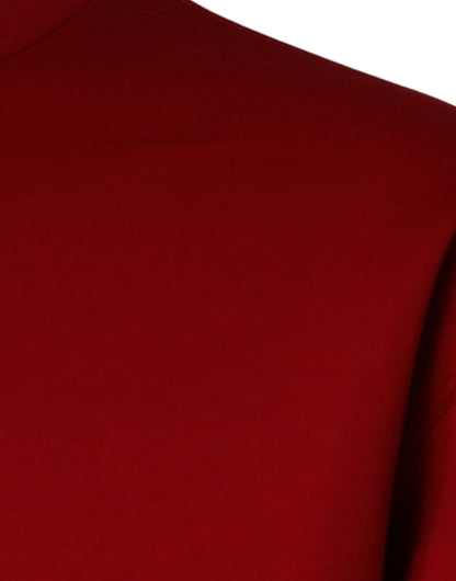 Kastanienbraunes Sweatshirt aus Baumwolle mit DG-Logo für Herren