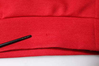 Kastanienbraunes Sweatshirt aus Baumwolle mit DG-Logo für Herren