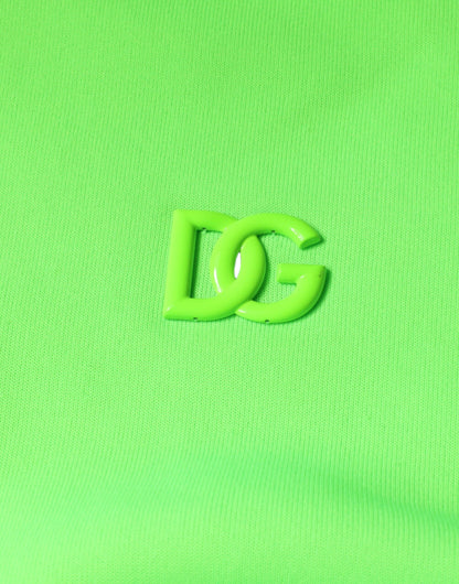 Grüner Logo Kapuzenpullover Sweatshirt Pullover