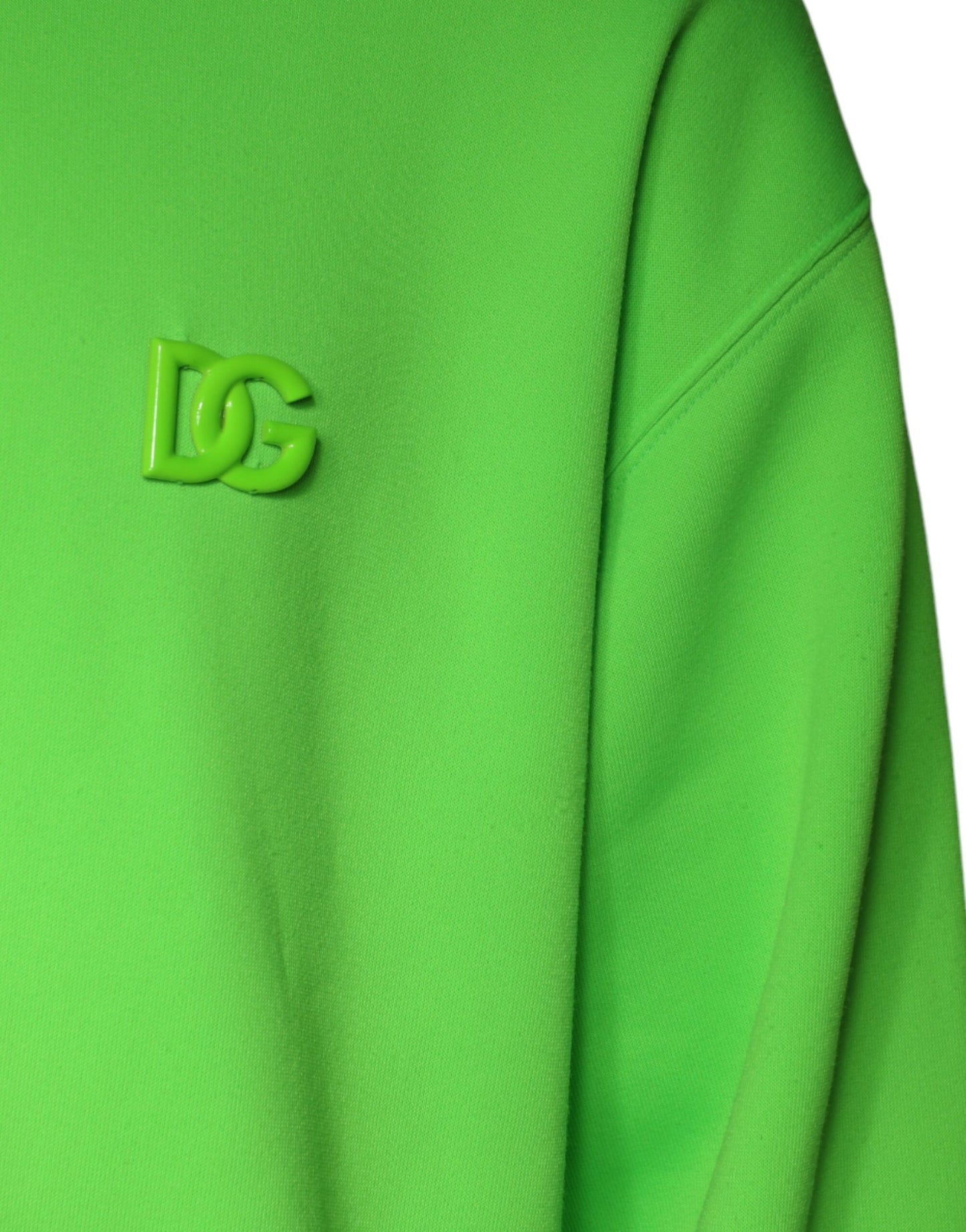 Grüner Logo Kapuzenpullover Herren Sweatshirt Pullover