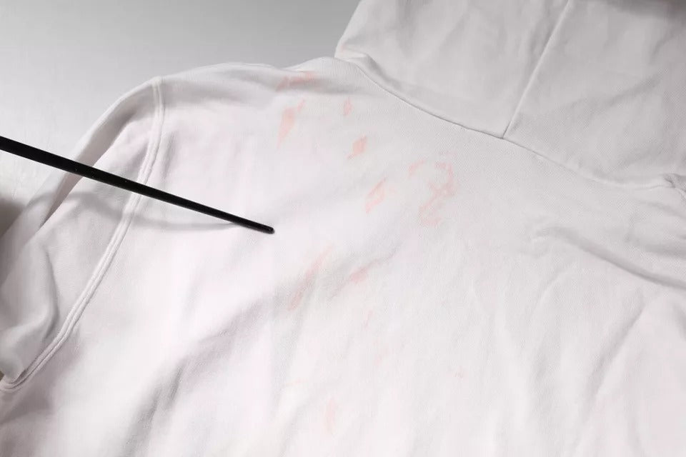 Weißer Caesar-Kapuzenpullover aus Baumwolle