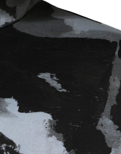 Mehrfarbiger Camouflage-Kapuzenpullover für Männer