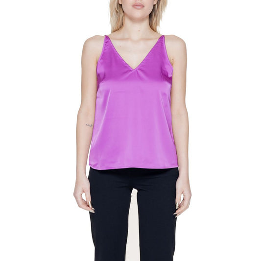 Rosa Polyester Tops &amp; T-Shirt