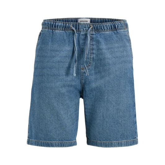 Hellblaue Shorts aus Baumwolle