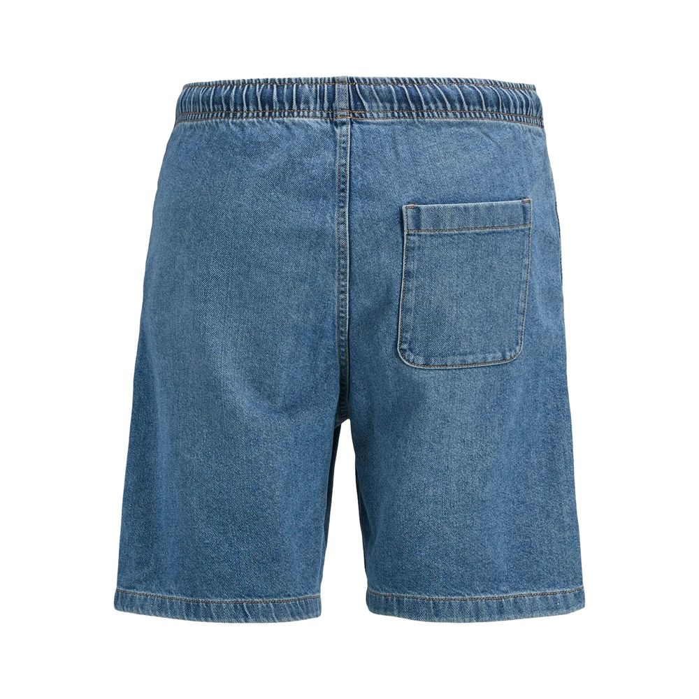 Hellblaue Shorts aus Baumwolle