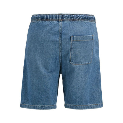 Hellblaue Shorts aus Baumwolle