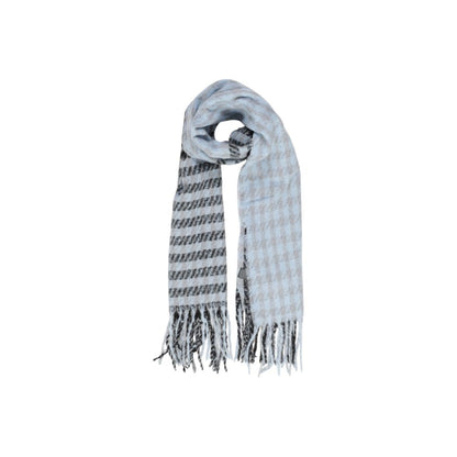 Blauer Schal aus recyceltem Polyester