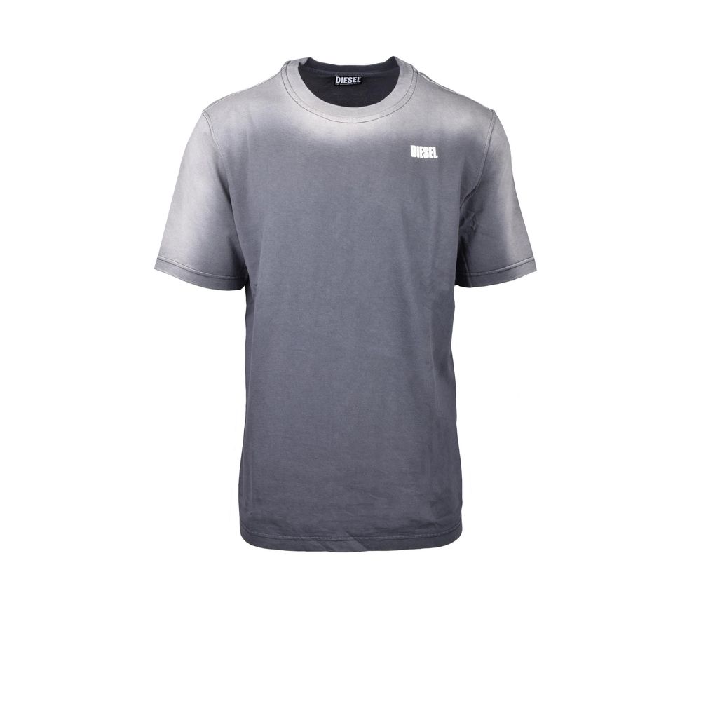 Graues Baumwoll-T-Shirt