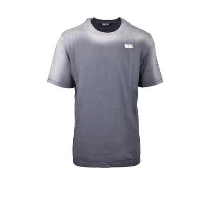 Graues Baumwoll-T-Shirt