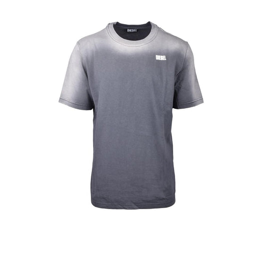 Graues Baumwoll-T-Shirt
