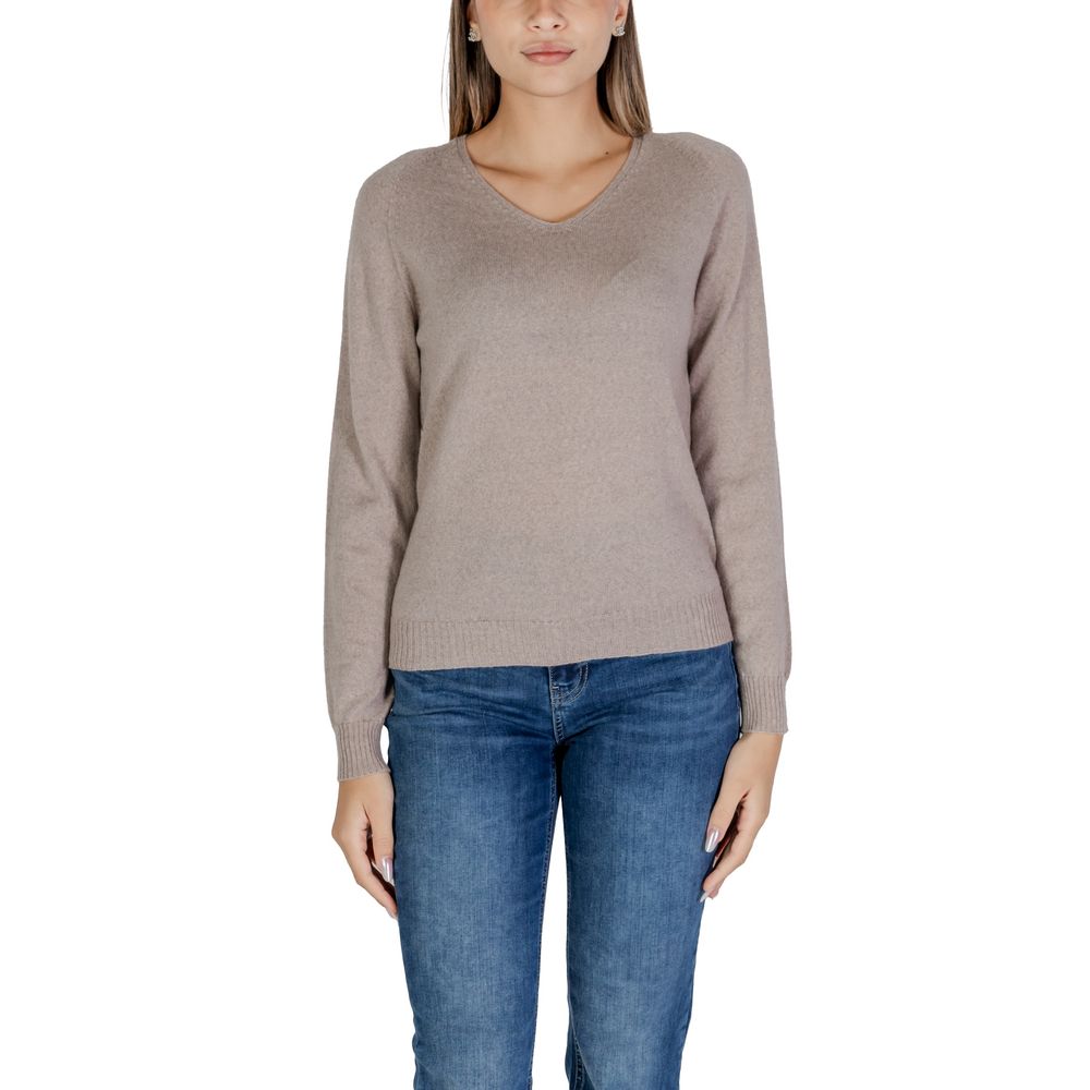 Gray Merino Wool Tops & T-Shirt