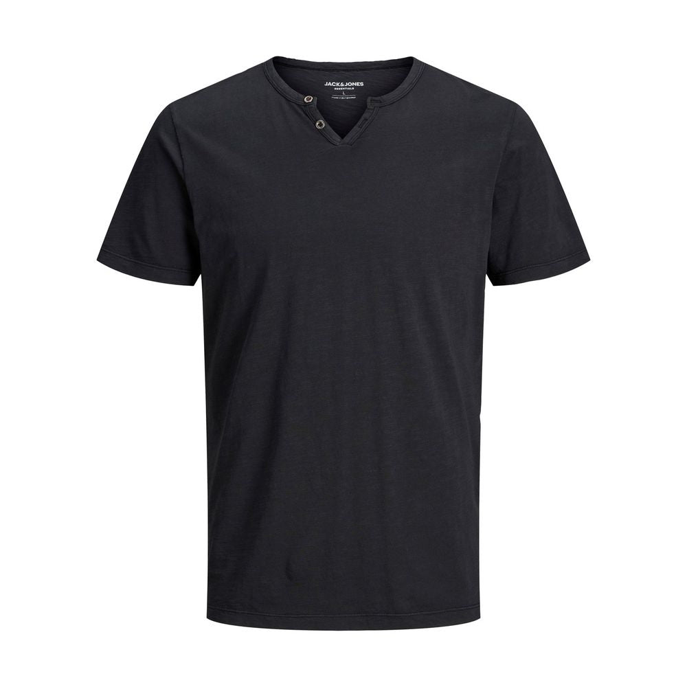 Black Cotton T-Shirt