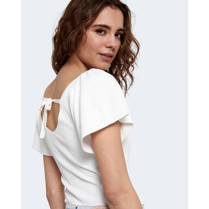 Weiße Tops und T-Shirts aus Polyamid