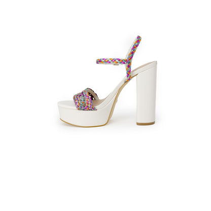 Weiße Polyester-Pumps