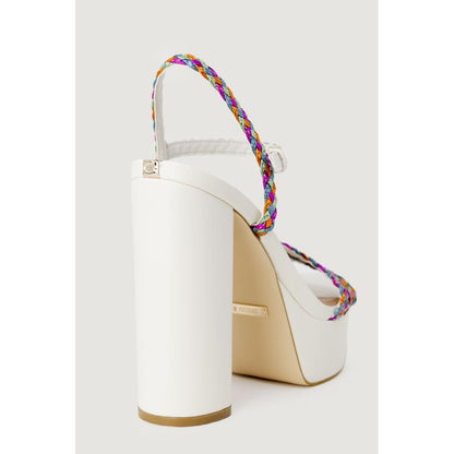Weiße Polyester-Pumps