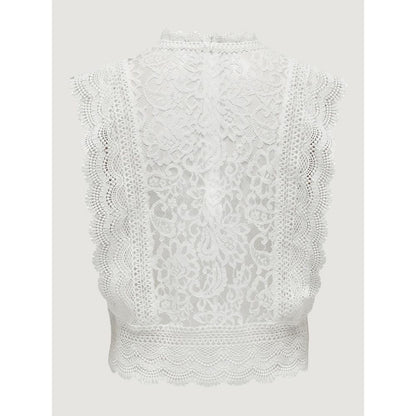White Nylon Tops & T-Shirt