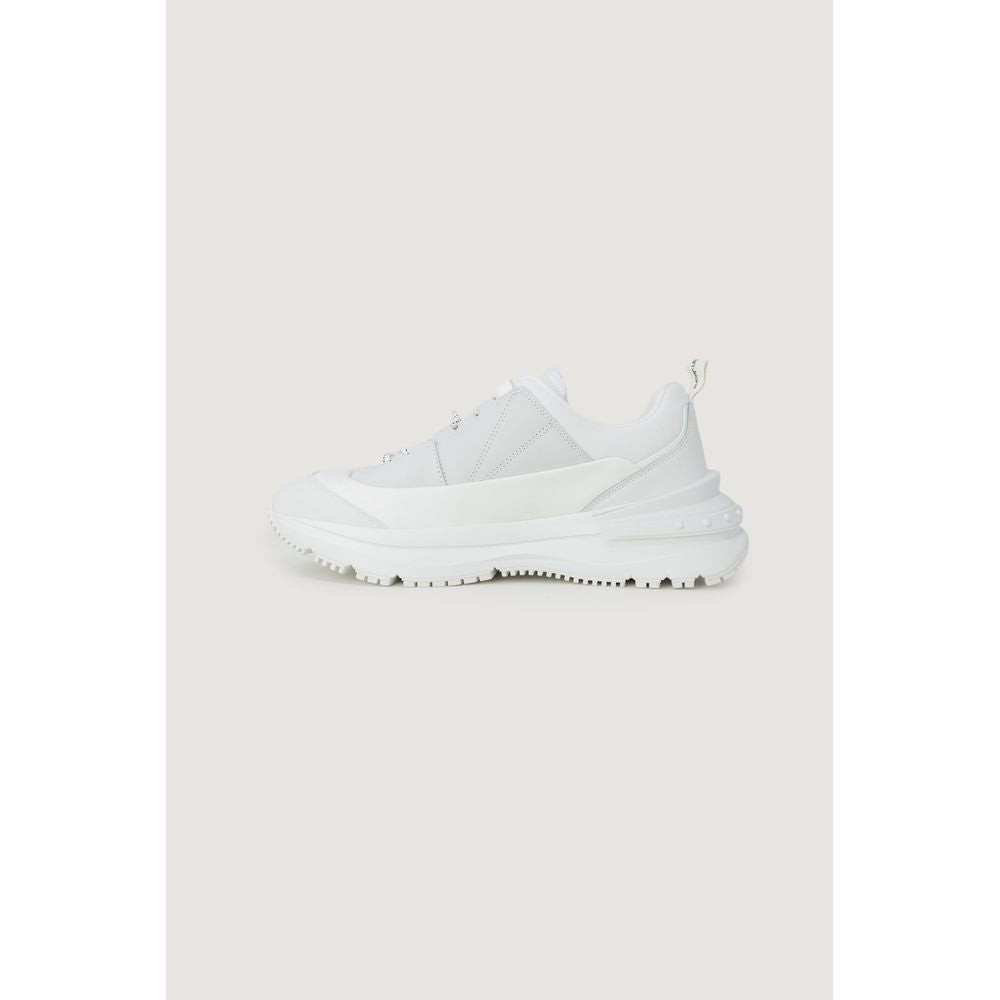 White Suede Leather Sneaker