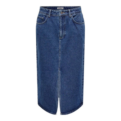 Blue Cotton Skirt