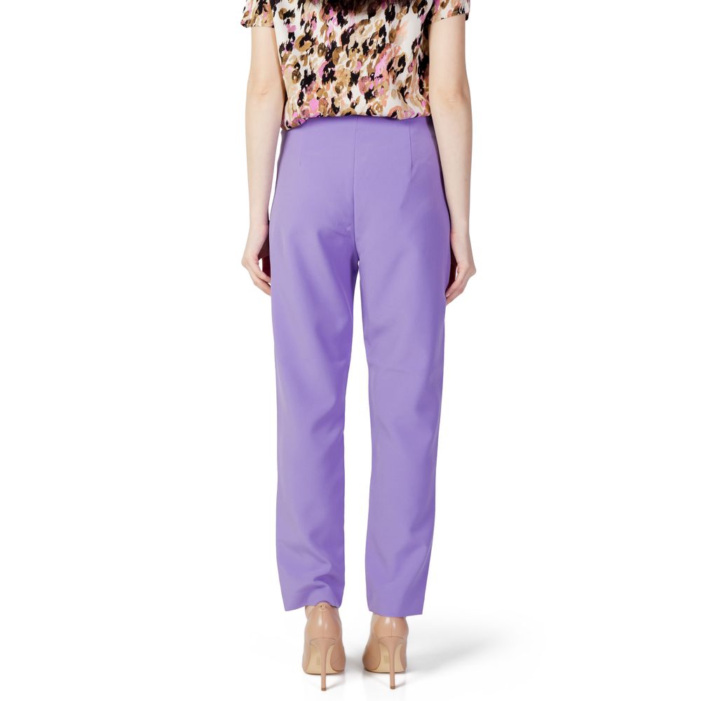 Lilafarbene Jeans und Hose aus Polyester