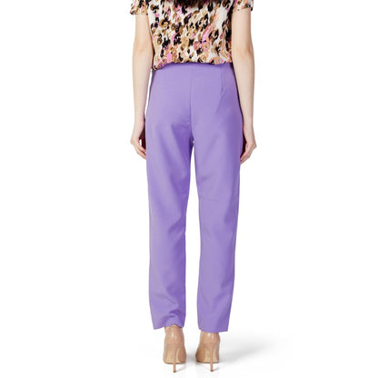 Lilafarbene Jeans und Hose aus Polyester