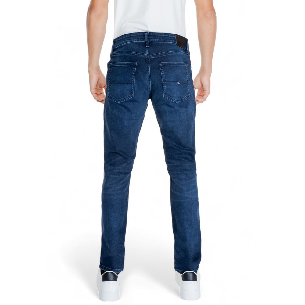Blue Recycled Cotton Jeans & Pant