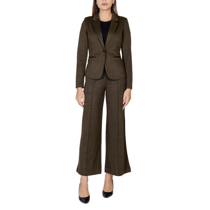 Green Polyester Suits & Blazer