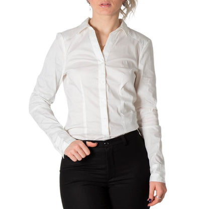 Cremefarbene Tops und T-Shirts aus Baumwolle