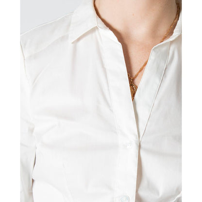 Cremefarbene Tops und T-Shirts aus Baumwolle