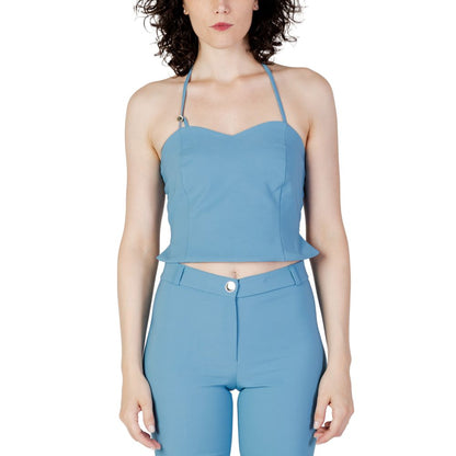 Türkise Polyester Tops &amp; T-Shirt