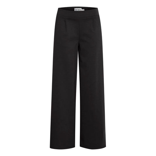 Black Recycled Polyurethane Jeans & Pant