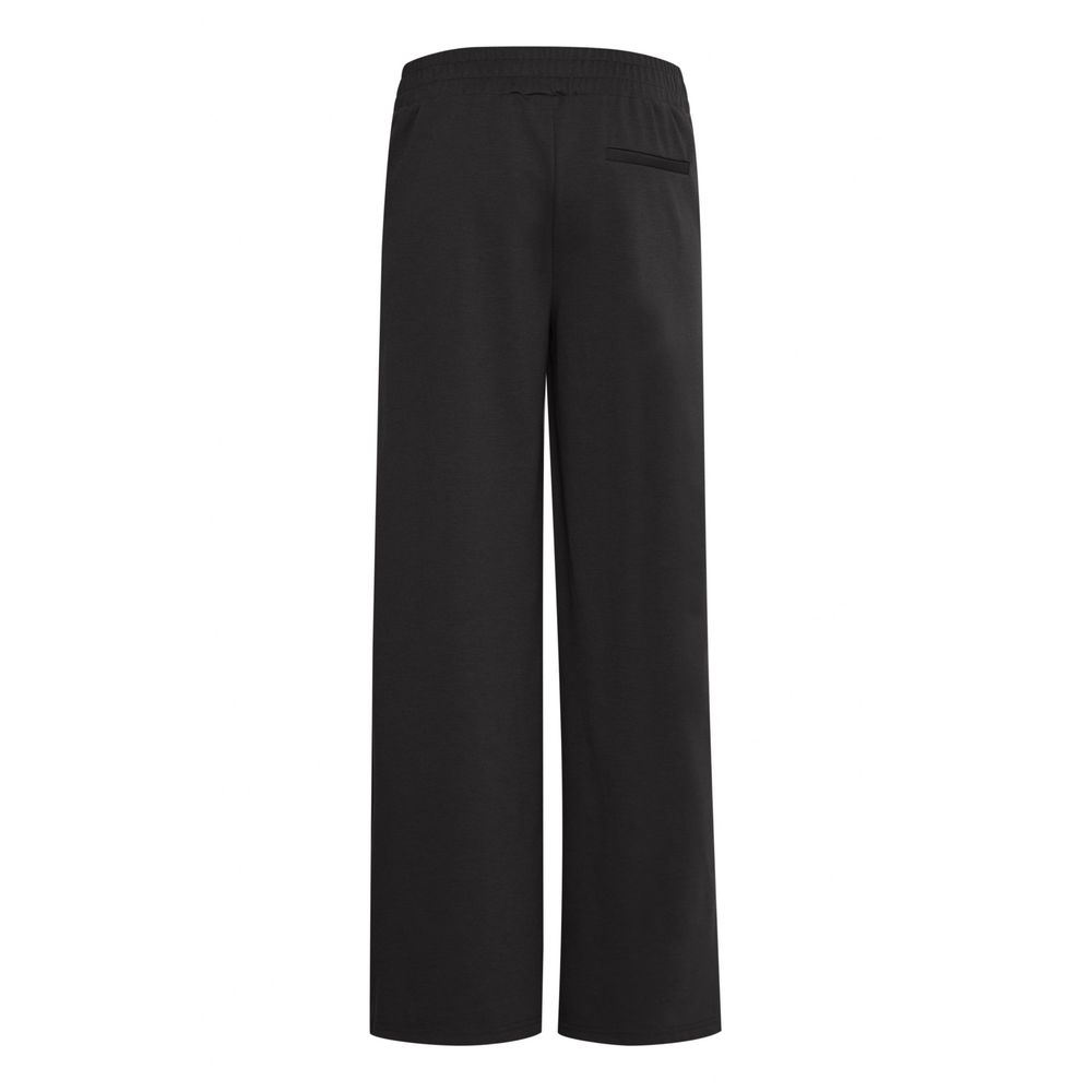Black Recycled Polyurethane Jeans & Pant