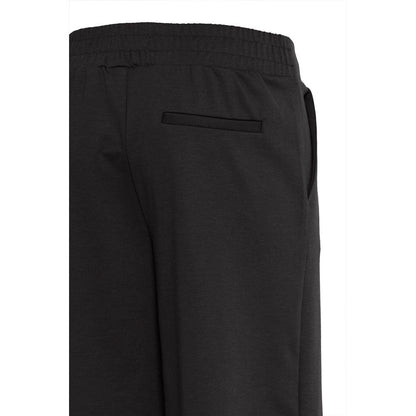 Black Recycled Polyurethane Jeans & Pant