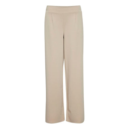 Beige Recycled Polyurethane Jeans & Pant