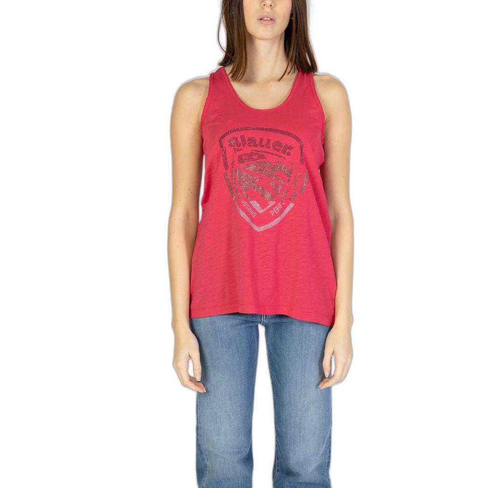 Rosa Baumwolltops und T-Shirts