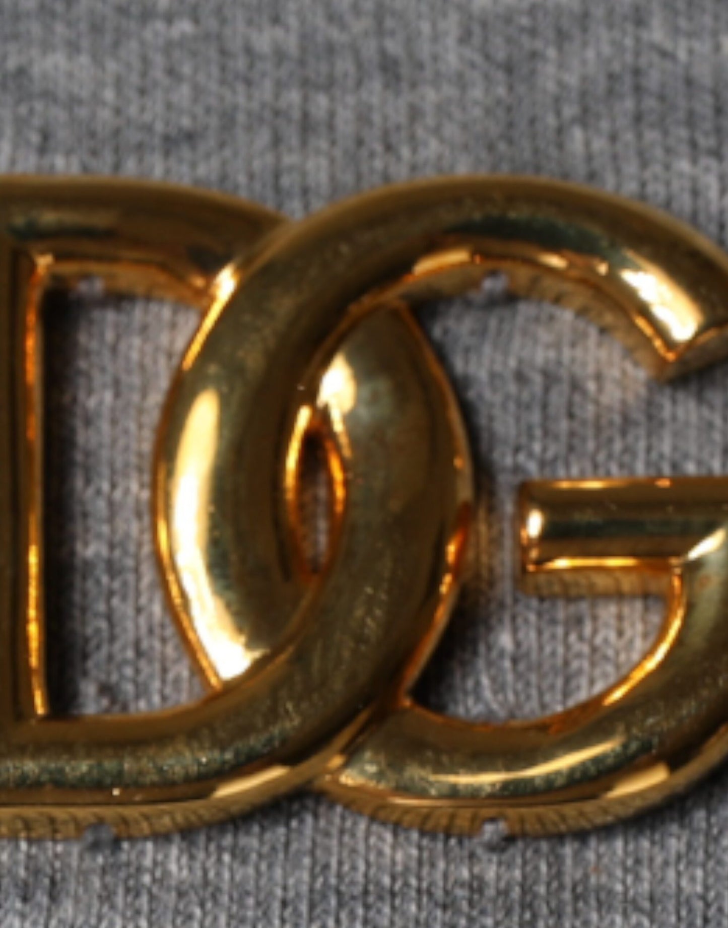 Graues T-Shirt aus Baumwollmischung mit Verzierung