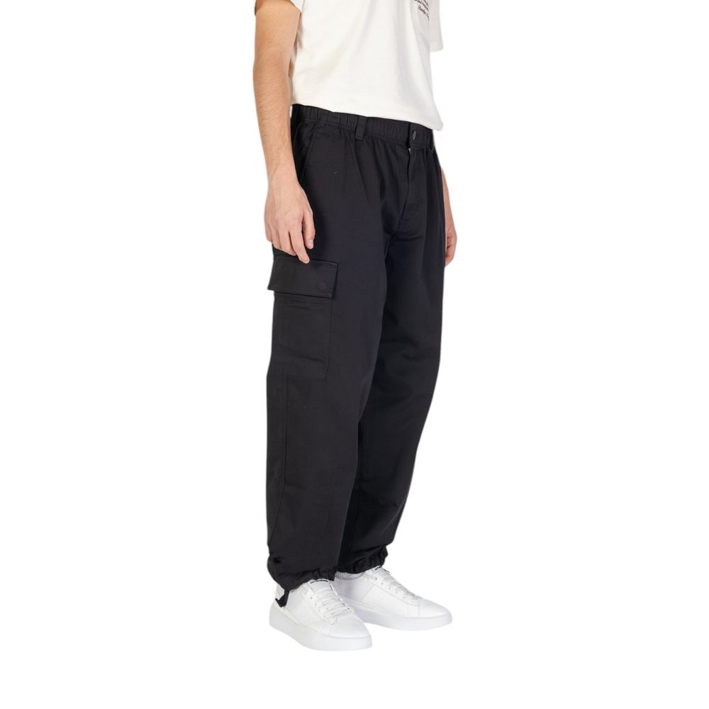 Black Recycled Cotton Jeans & Pant